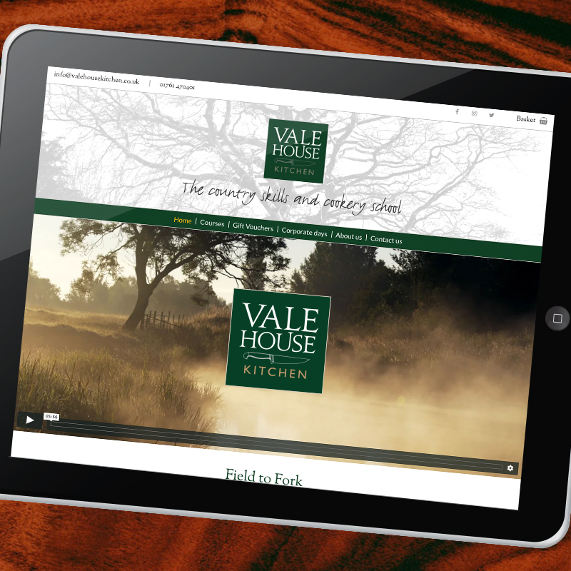 Vale House Kitchen web ipad